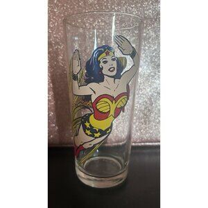 Vintage 1978 DC Comics Pepsi Collector Series Super Series Wonder Woman Glass